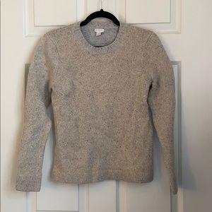 Jcrew Gray and Gold Sweater